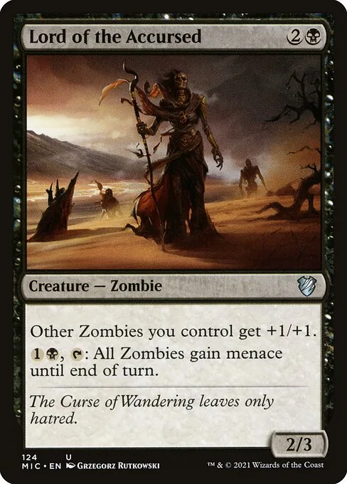 Lord of the Accursed · Midnight Hunt Commander 124/187
