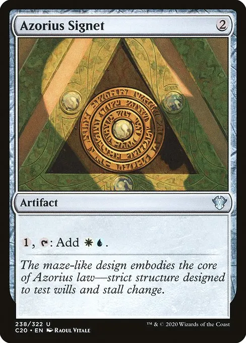 Azorius Signet · Commander 2020 238/322