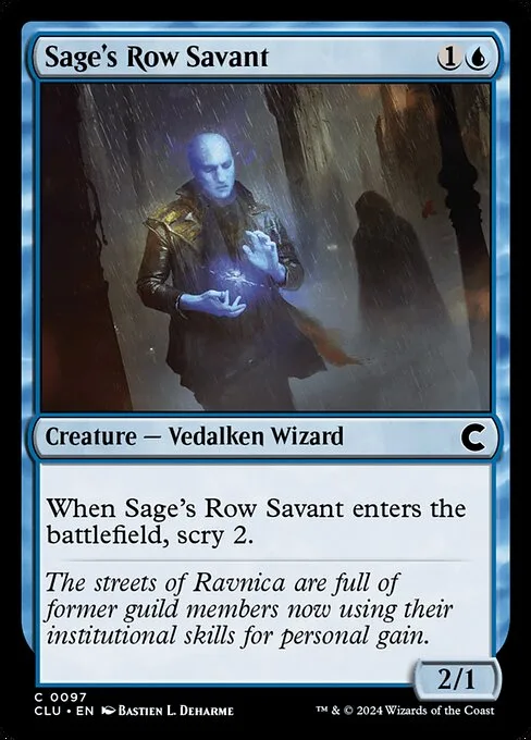 Sage's Row Savant · Ravnica: Clue Edition 97/284