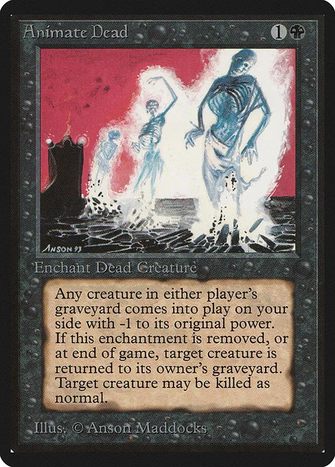 Animate Dead · Limited Edition Beta 93/302