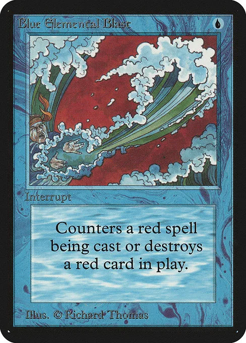 Blue Elemental Blast · Limited Edition Alpha 49/295