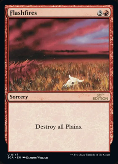 Flashfires · 30th Anniversary Edition 147/594
