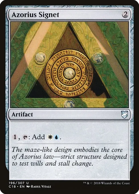Azorius Signet · Commander 2018 196/307
