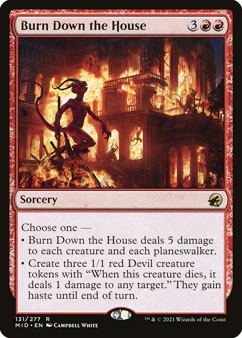 Burn Down the House · Innistrad: Midnight Hunt 131/399