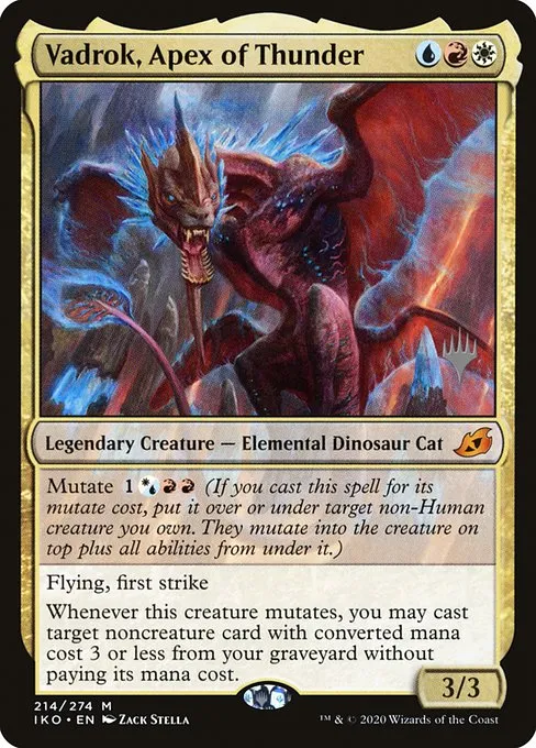 Vadrok, Apex of Thunder · Ikoria: Lair of Behemoths Promos 214p/137