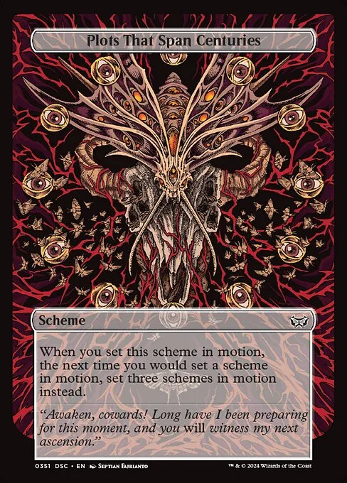 Plots That Span Centuries · Duskmourn: House of Horror Commander 351/373