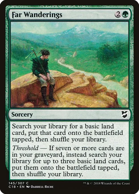 Far Wanderings · Commander 2018 145/307