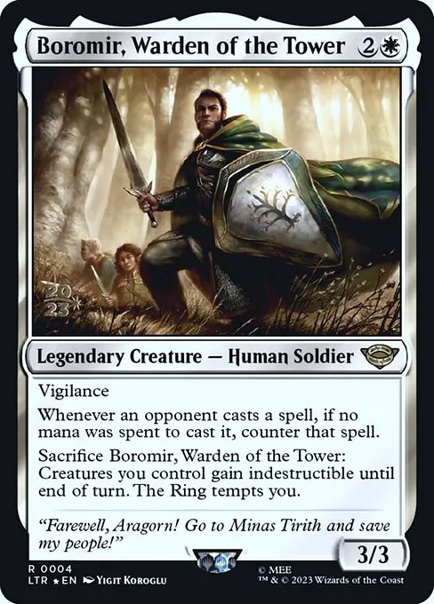 Boromir, Warden of the Tower · Tales of Middle-earth Promos 4s/86