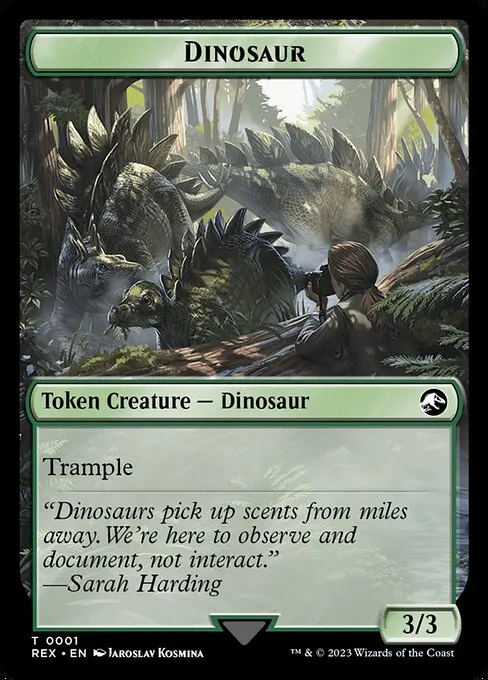Dinosaur · Jurassic World Collection Tokens 1/2