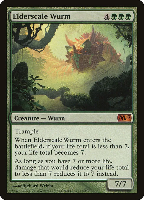 Elderscale Wurm · Magic 2013 167/249