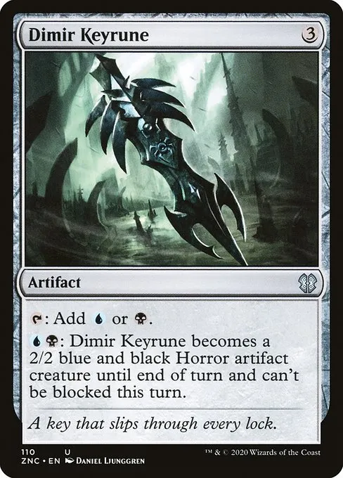 Dimir Keyrune · Zendikar Rising Commander 110/142