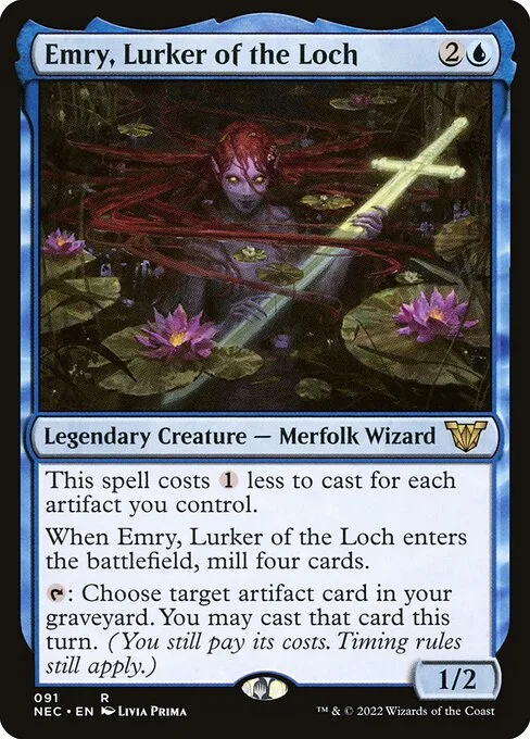 Emry, Lurker of the Loch · Neon Dynasty Commander 91/179