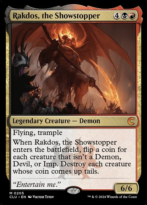 Rakdos, the Showstopper · Ravnica: Clue Edition 205/284