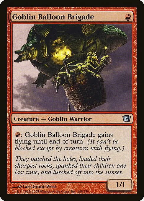 Goblin Balloon Brigade · Ninth Edition 189★/710