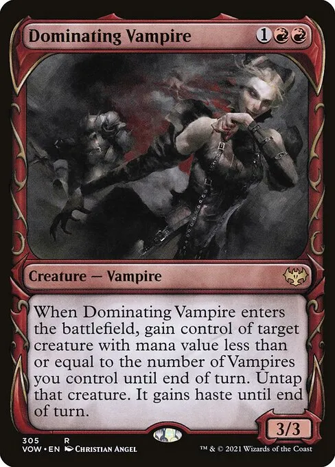 Dominating Vampire · Innistrad: Crimson Vow 305/423