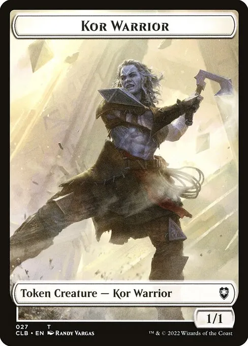 Kor Warrior · Battle for Baldur's Gate Tokens 27/51