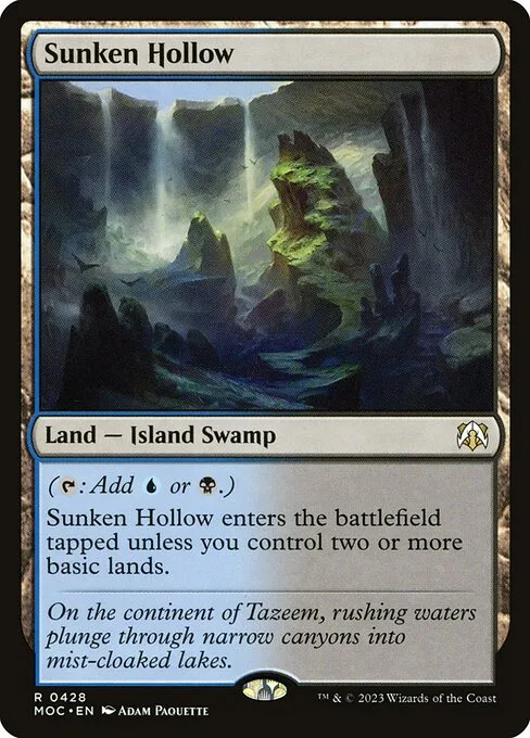 Sunken Hollow · March of the Machine Commander 428/450