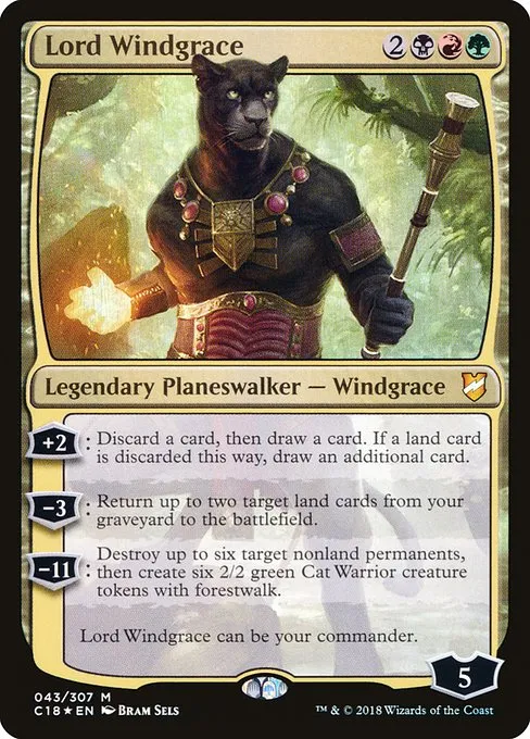 Lord Windgrace · Commander 2018 43/307