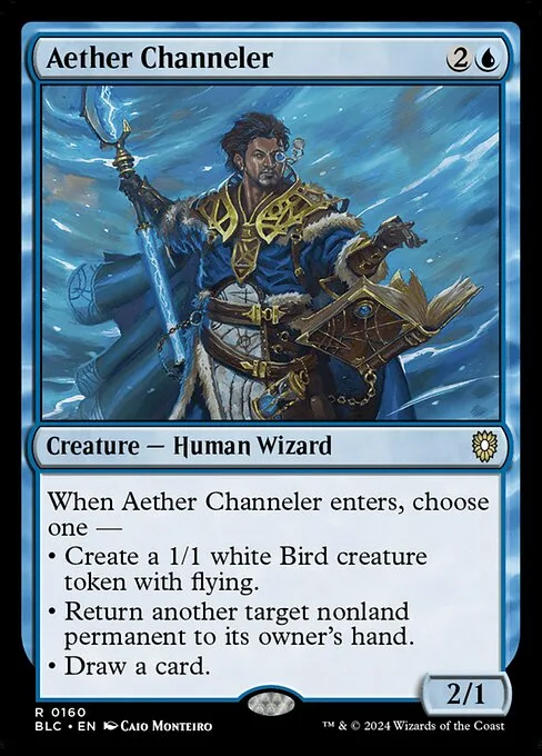 Aether Channeler · Bloomburrow Commander 160/356