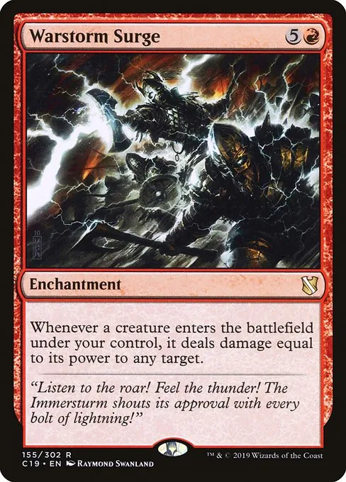 Warstorm Surge · Commander 2019 155/302