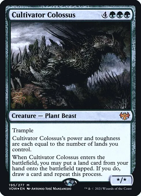 Cultivator Colossus · Innistrad: Crimson Vow Promos 195s/121