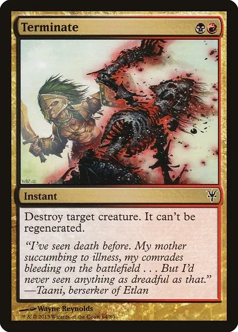 Terminate · Duel Decks: Sorin vs. Tibalt 64/80
