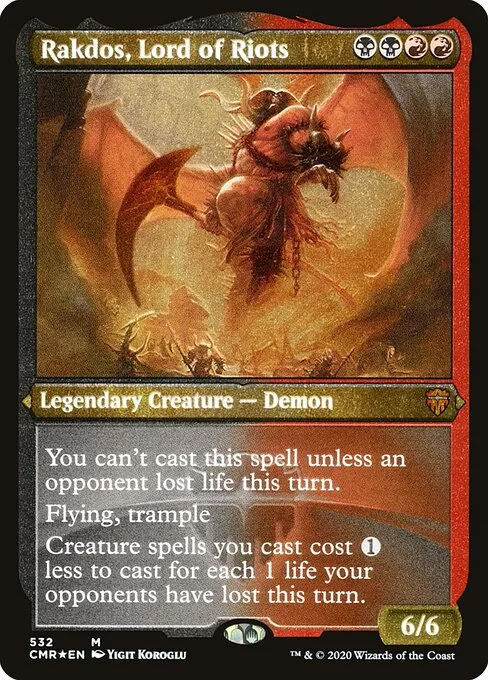 Rakdos, Lord of Riots · Commander Legends 532/718