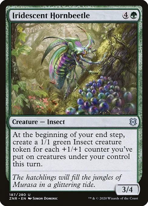 Iridescent Hornbeetle · Zendikar Rising 187/407