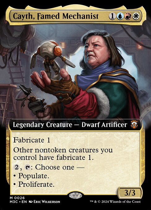 Cayth, Famed Mechanist · Modern Horizons 3 Commander 26/398