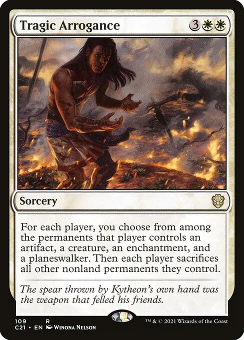 Tragic Arrogance · Commander 2021 109/409