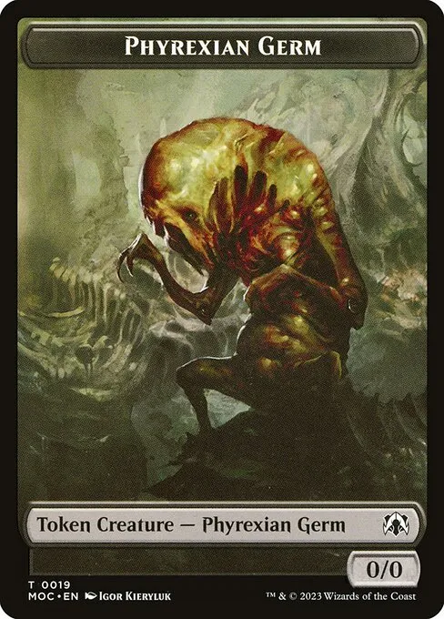 Phyrexian Germ · March of the Machine Commander Tokens 19/46