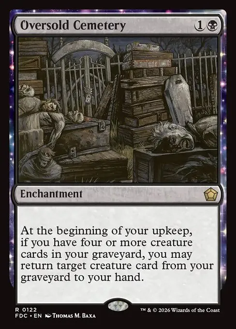 Oversold Cemetery · Foundations Commander 122/3