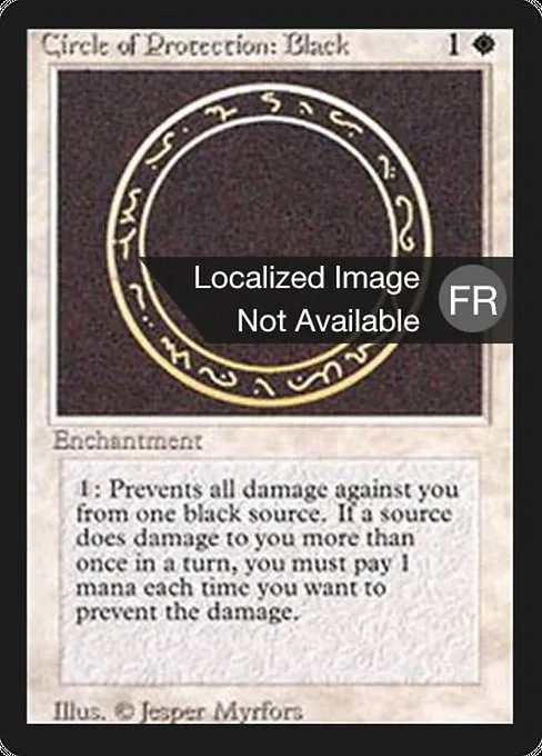Circle of Protection: Black · Foreign Black Border 9/307
