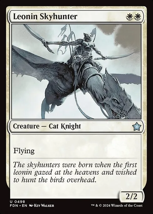 Leonin Skyhunter · Foundations 498/771