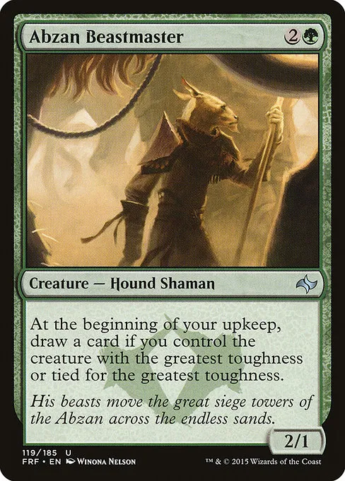 Abzan Beastmaster · Fate Reforged 119/191