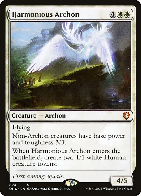 Harmonious Archon · Phyrexia: All Will Be One Commander 74/174