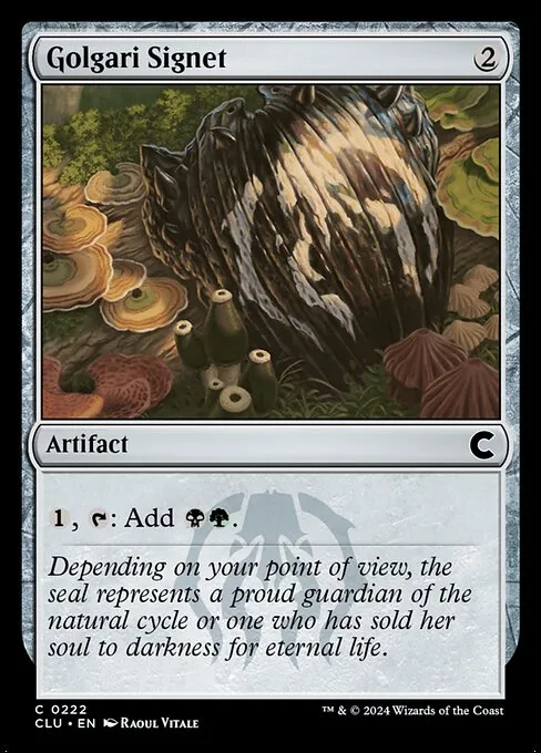 Golgari Signet · Ravnica: Clue Edition 222/284