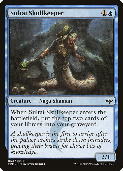 Sultai Skullkeeper · Fate Reforged 53/191