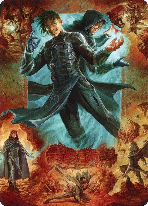 Jace, Mirror Mage // Jace, Mirror Mage · Zendikar Rising Art Series 2/81