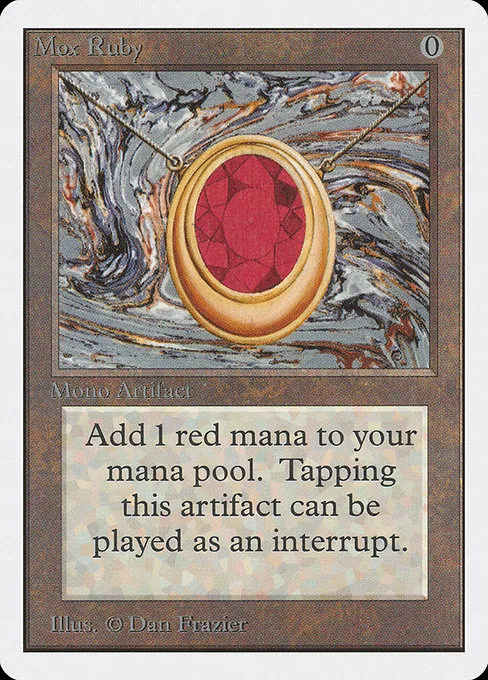 Mox Ruby · Unlimited Edition 265/302