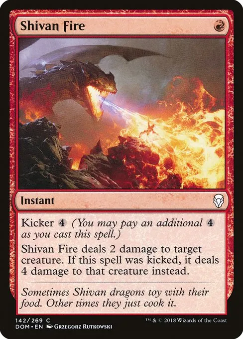 Shivan Fire · Dominaria 142/280