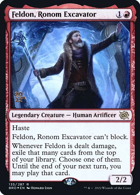 Feldon, Ronom Excavator · The Brothers' War Promos 135s/171