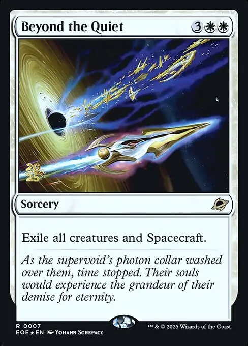 Beyond the Quiet · Edge of Eternities Promos 7s/160
