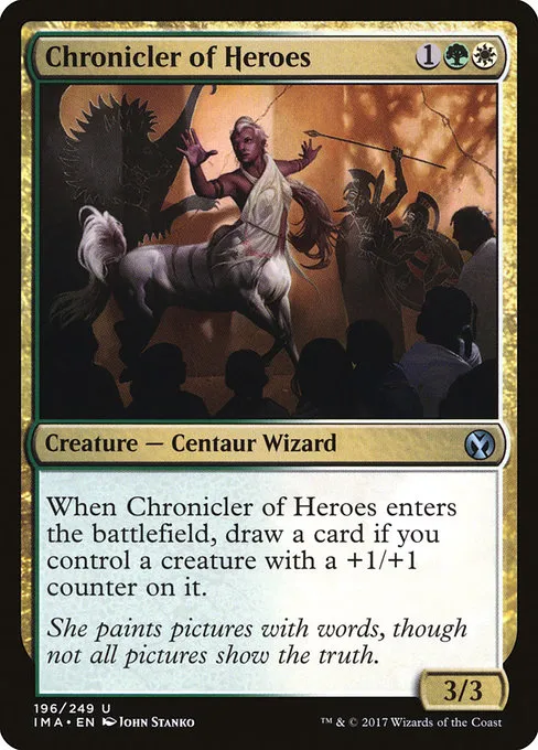 Chronicler of Heroes · Iconic Masters 196/249