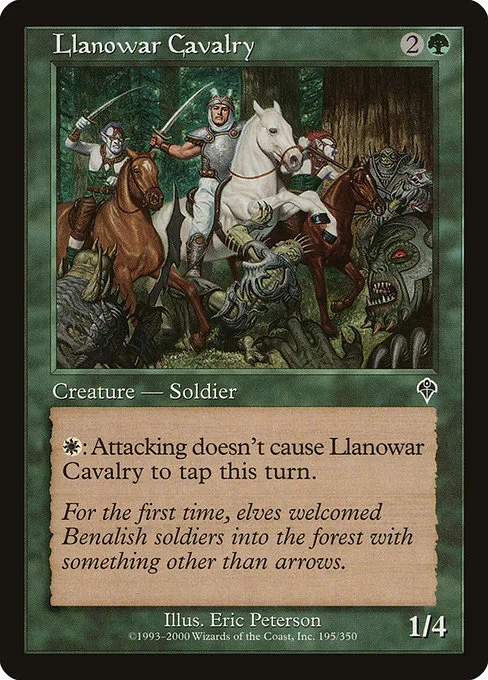 Llanowar Cavalry · Invasion 195/354