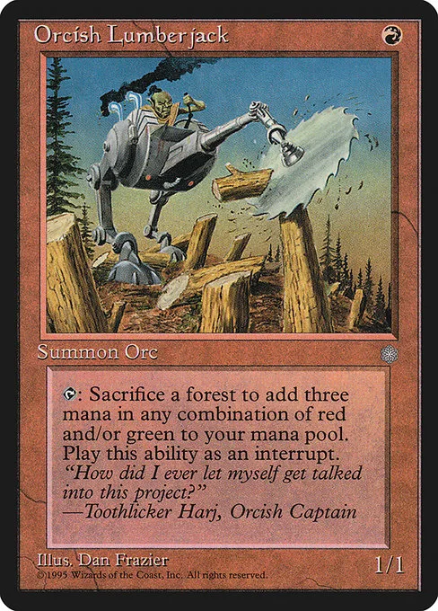 Orcish Lumberjack · Ice Age 210/383