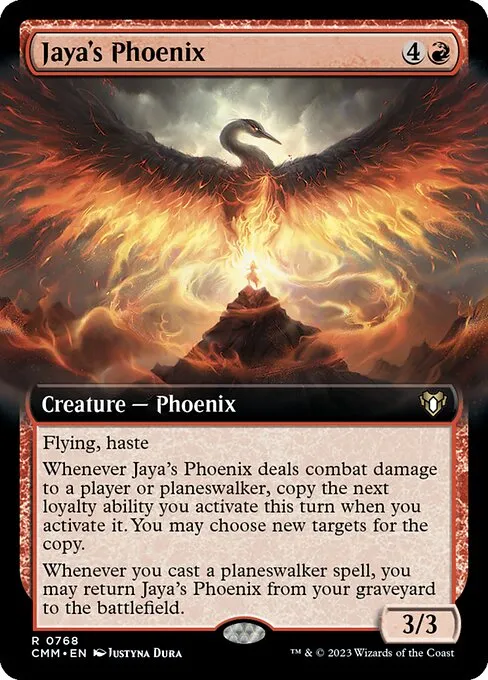 Jaya's Phoenix · Commander Masters 768/1067
