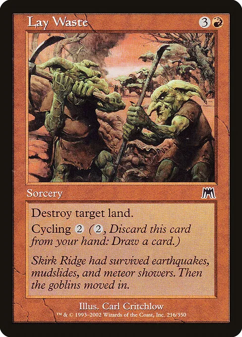 Lay Waste · Onslaught 216/351