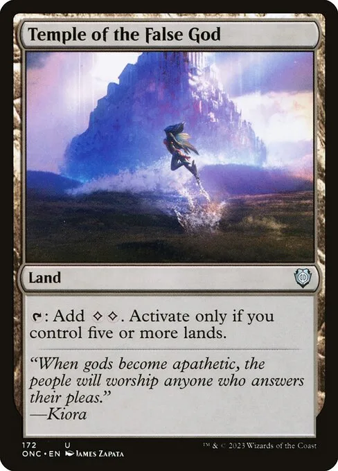 Temple of the False God · Phyrexia: All Will Be One Commander 172/174