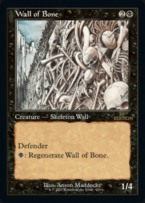 Wall of Bone · 30th Anniversary Edition 426/594